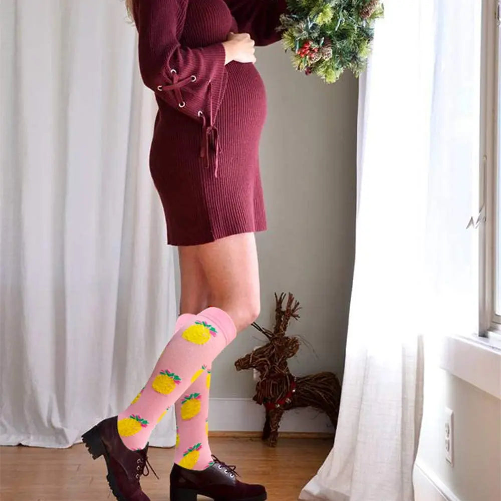 Running Compression Socks Summer 20-30 Mmgh Pregnant Edema Varicose Veins Varicose Veins Edema Diabetes Marathon Nurse Stocking - Image 5