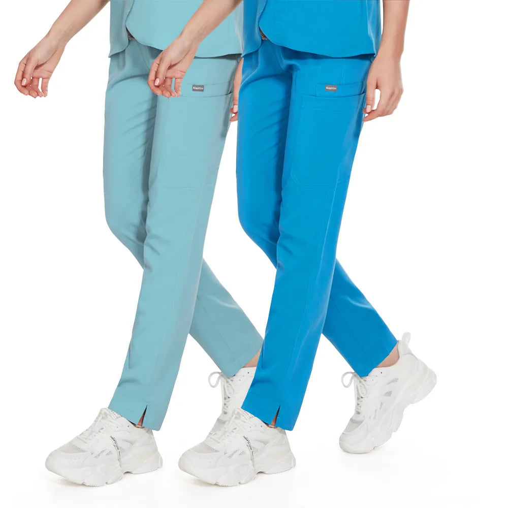 Solid Color Scrubs Pants Lab Surgical Pants Unisex Doctor and Nurse Uniform Work Pants Nurse Accessories Medical Doctor Pants - Image 2
