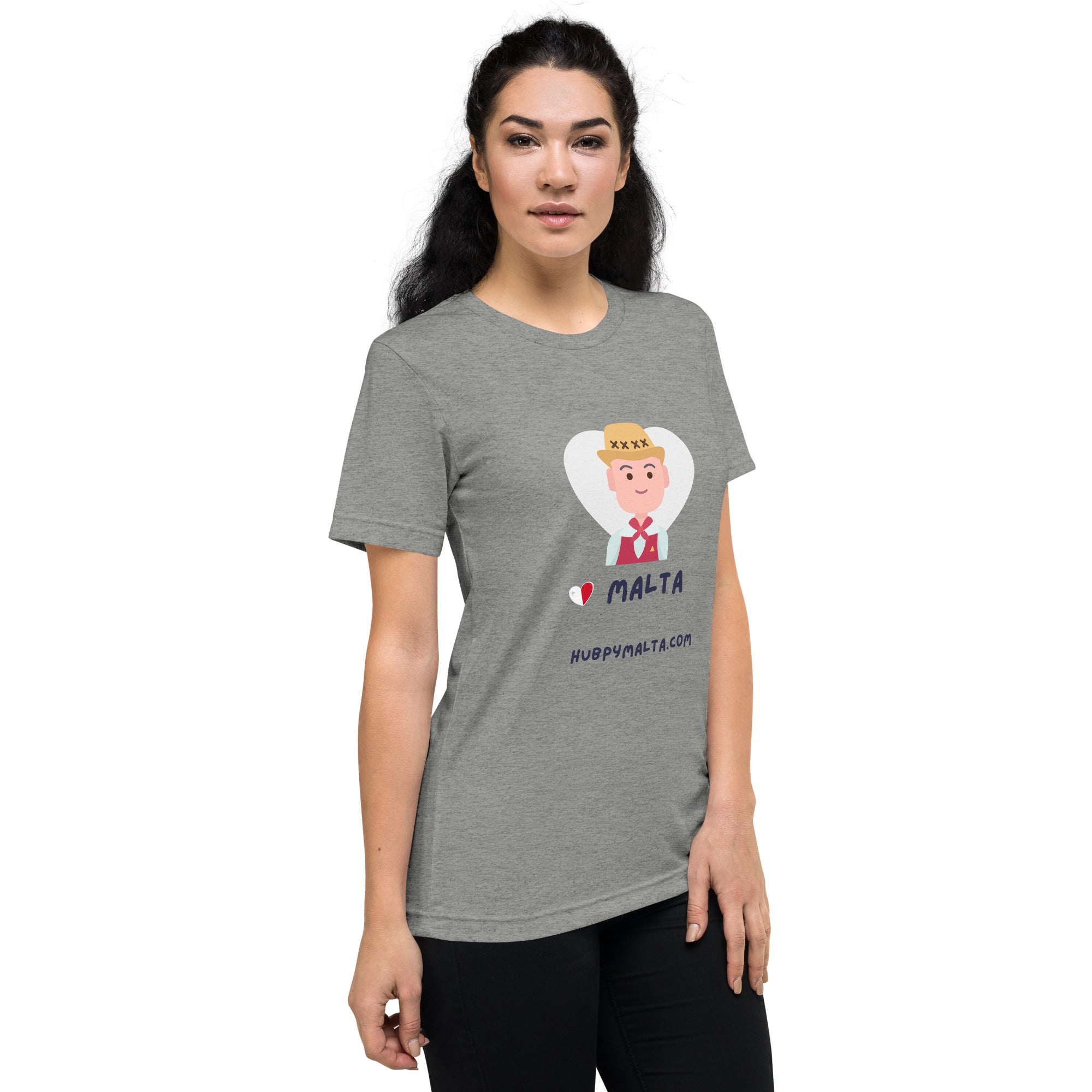 Unisex t-shirt - Malta Man with Hat (12 Colours 8 Sizes) - Image 55