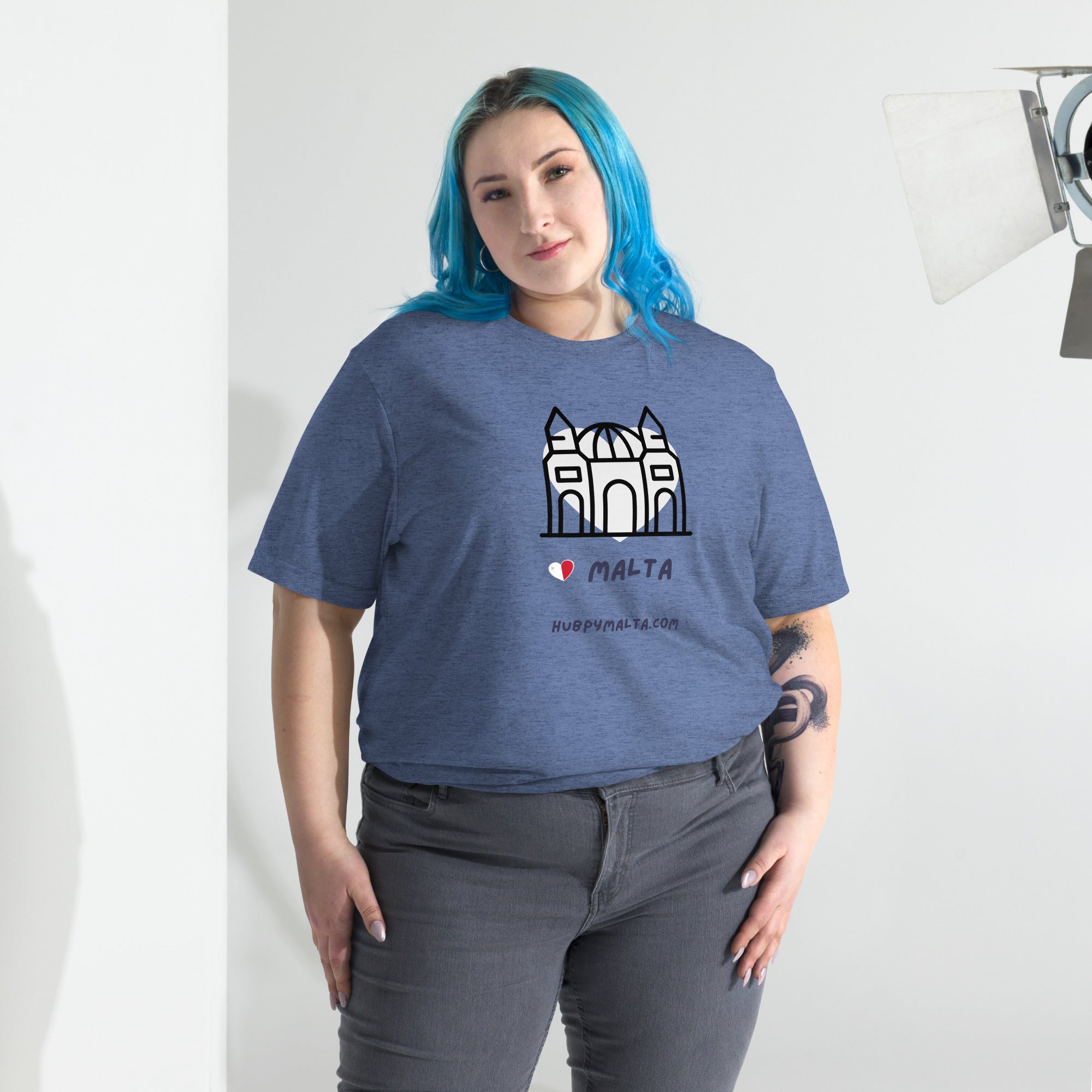 Unisex t-shirt - Malta Church (Multi-Colour Multi-Size) - Image 6