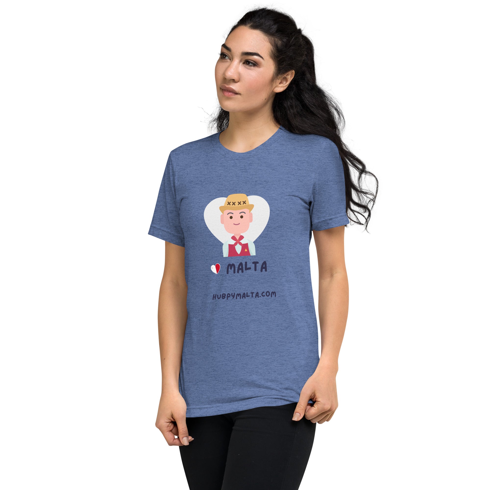 Unisex t-shirt - Malta Man with Hat (12 Colours 8 Sizes) - Image 33