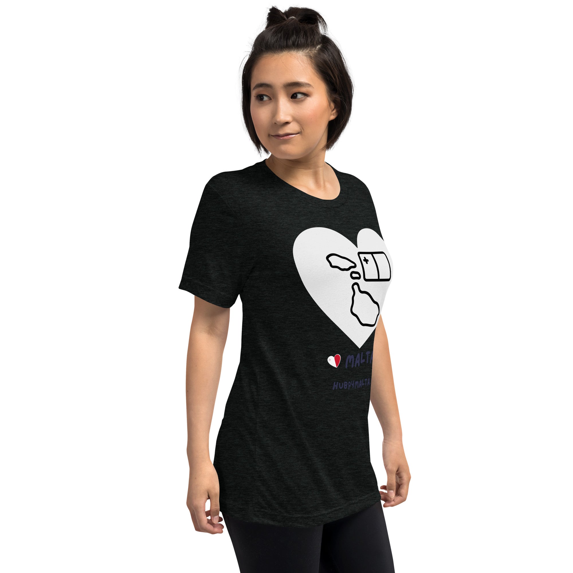 Unisex t-shirt - Malta Map Heart (Multi-Colour Multi-Size) - Image 23