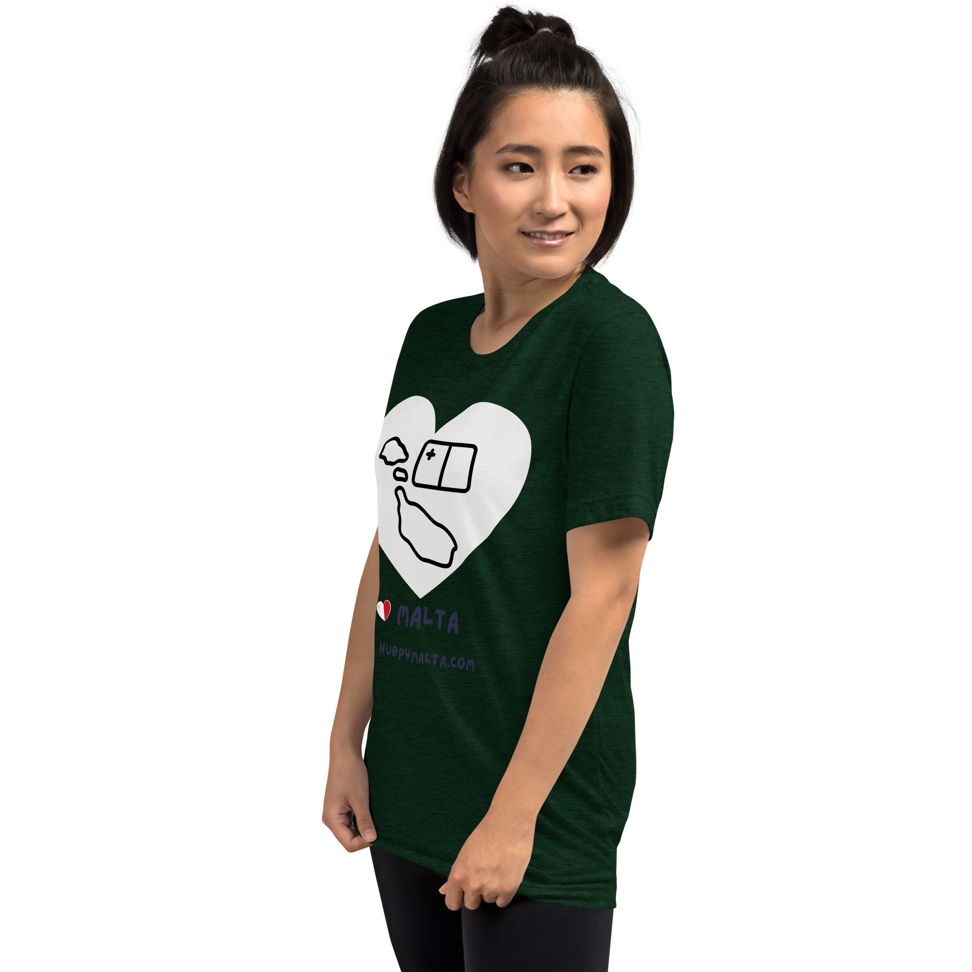 Unisex t-shirt - Malta Map Heart (Multi-Colour Multi-Size) - Image 26