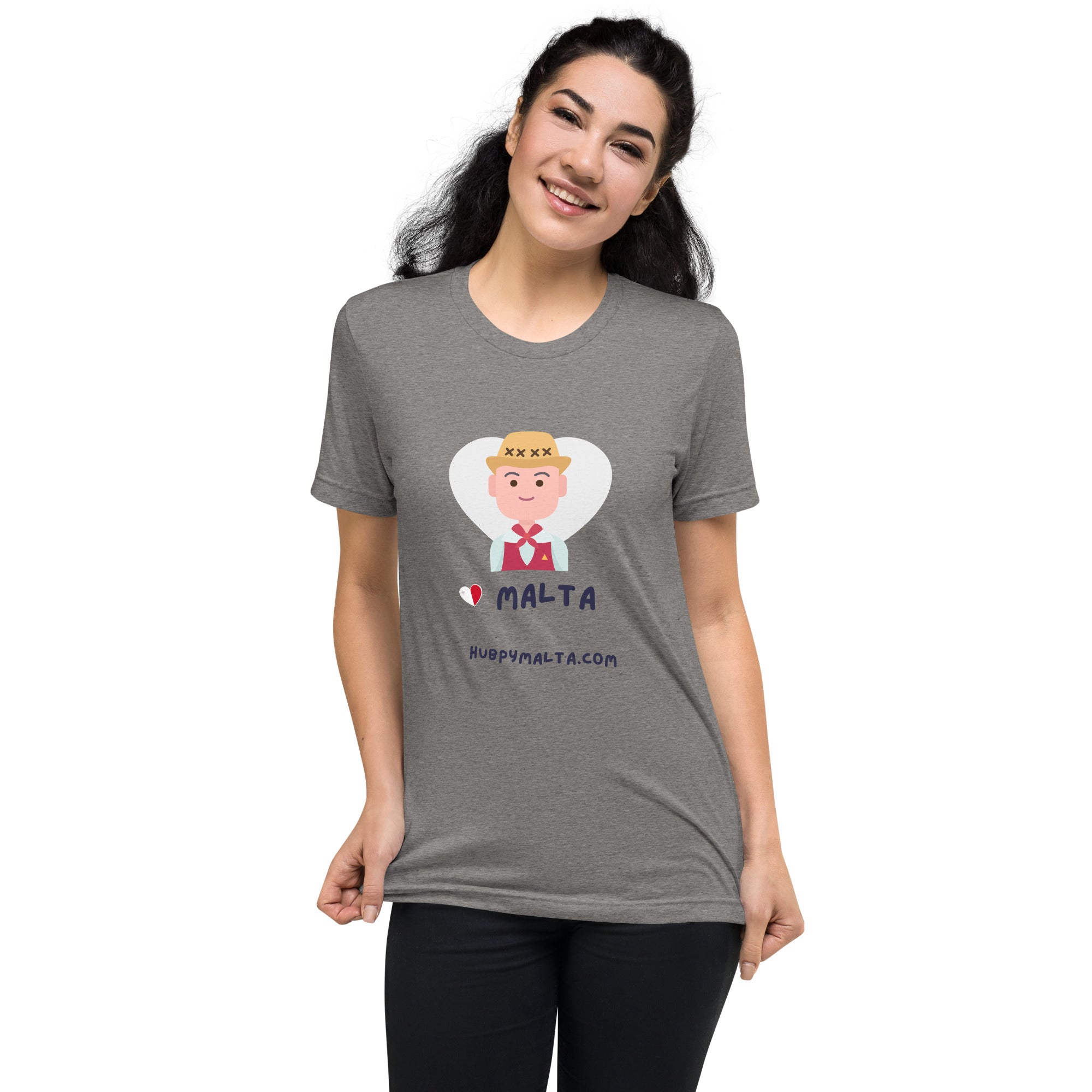 Unisex t-shirt - Malta Man with Hat (12 Colours 8 Sizes) - Image 41