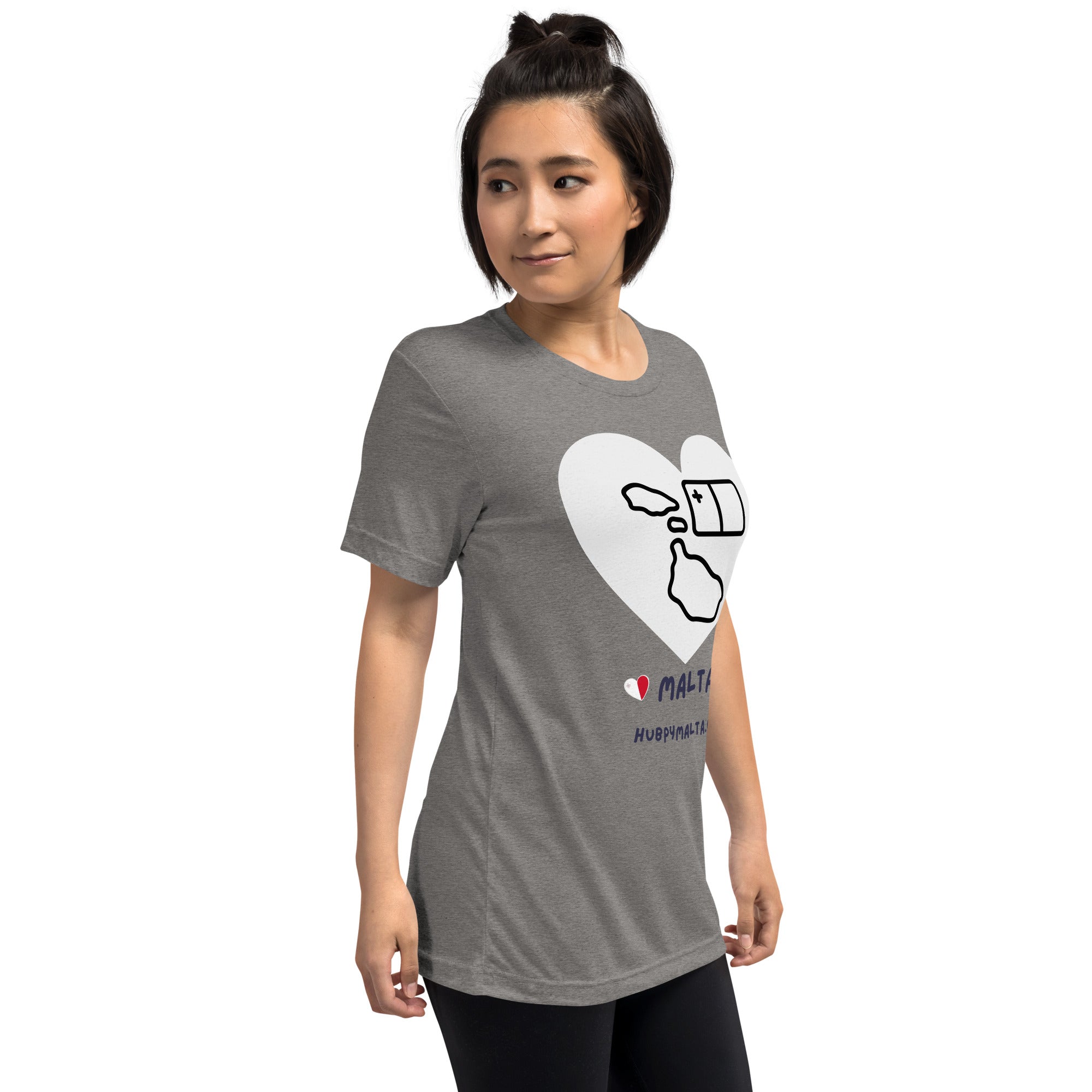 Unisex t-shirt - Malta Map Heart (Multi-Colour Multi-Size) - Image 73