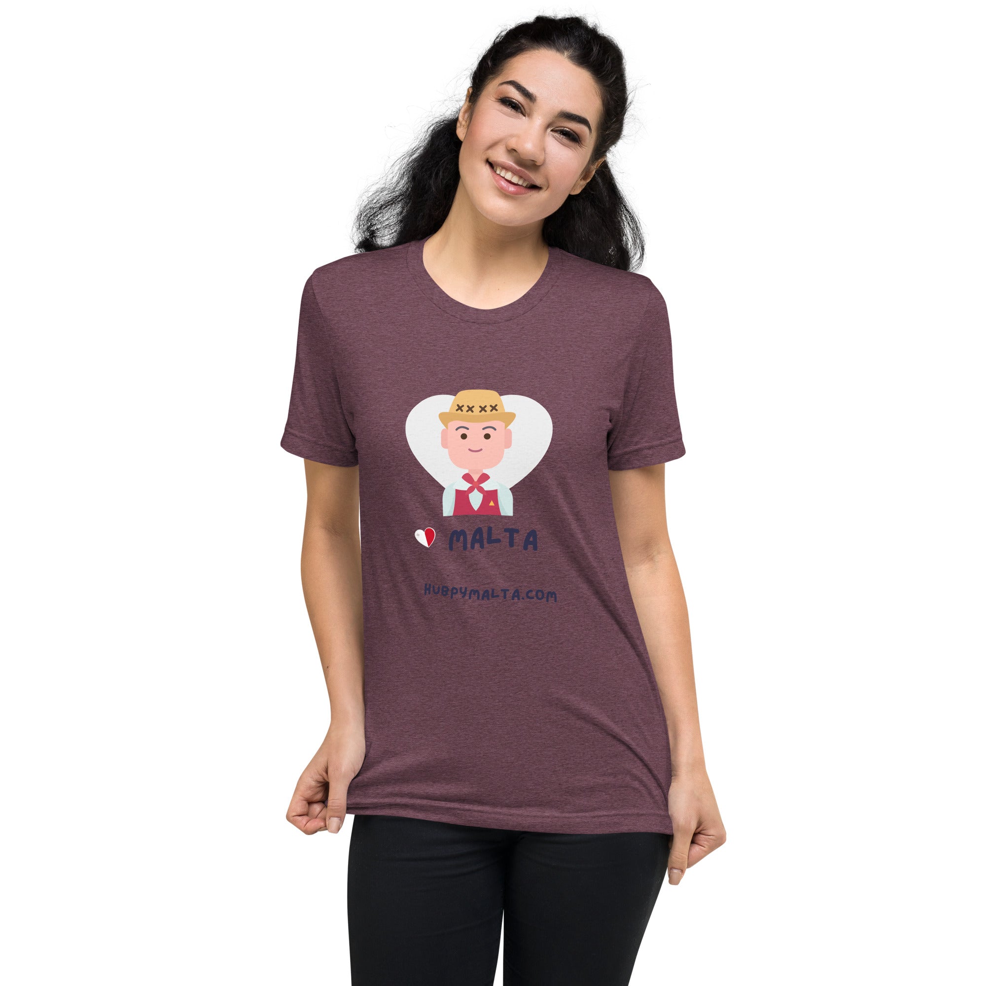 Unisex t-shirt - Malta Man with Hat (12 Colours 8 Sizes) - Image 16