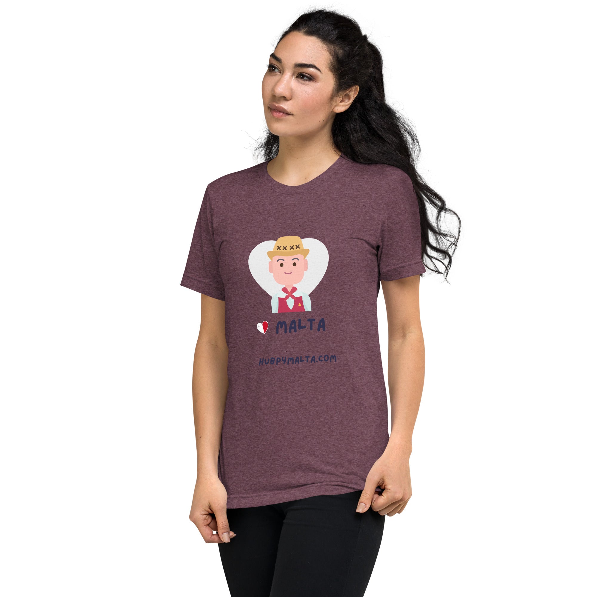 Unisex t-shirt - Malta Man with Hat (12 Colours 8 Sizes) - Image 18