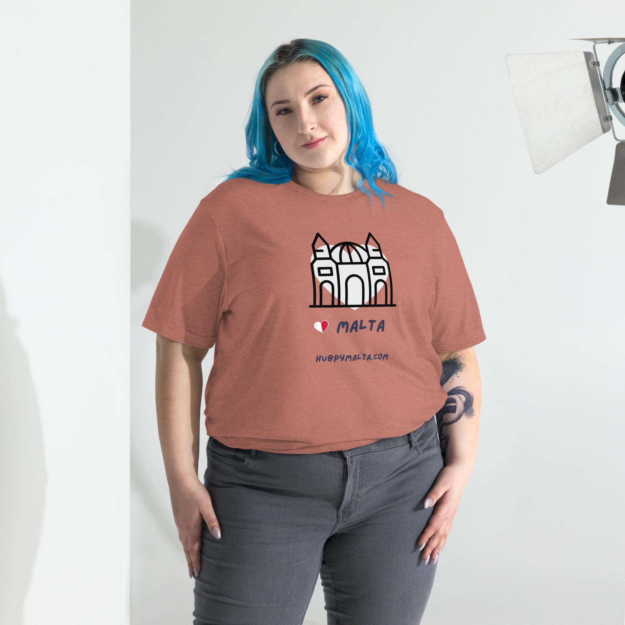 Unisex t-shirt - Malta Church (Multi-Colour Multi-Size) - Image 11