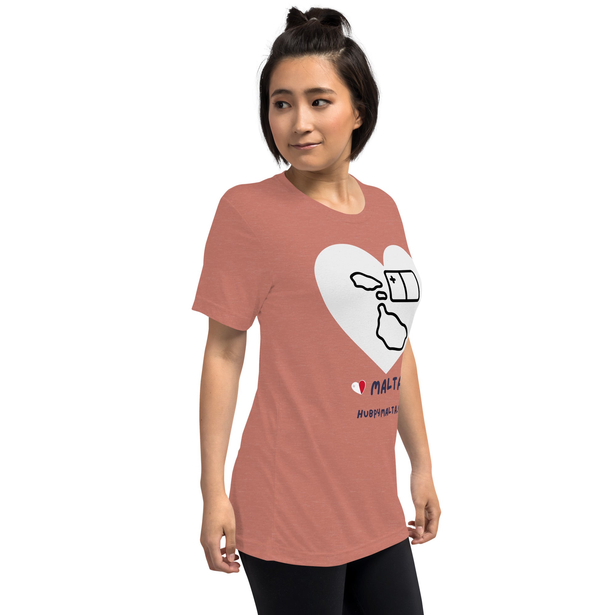 Unisex t-shirt - Malta Map Heart (Multi-Colour Multi-Size) - Image 78
