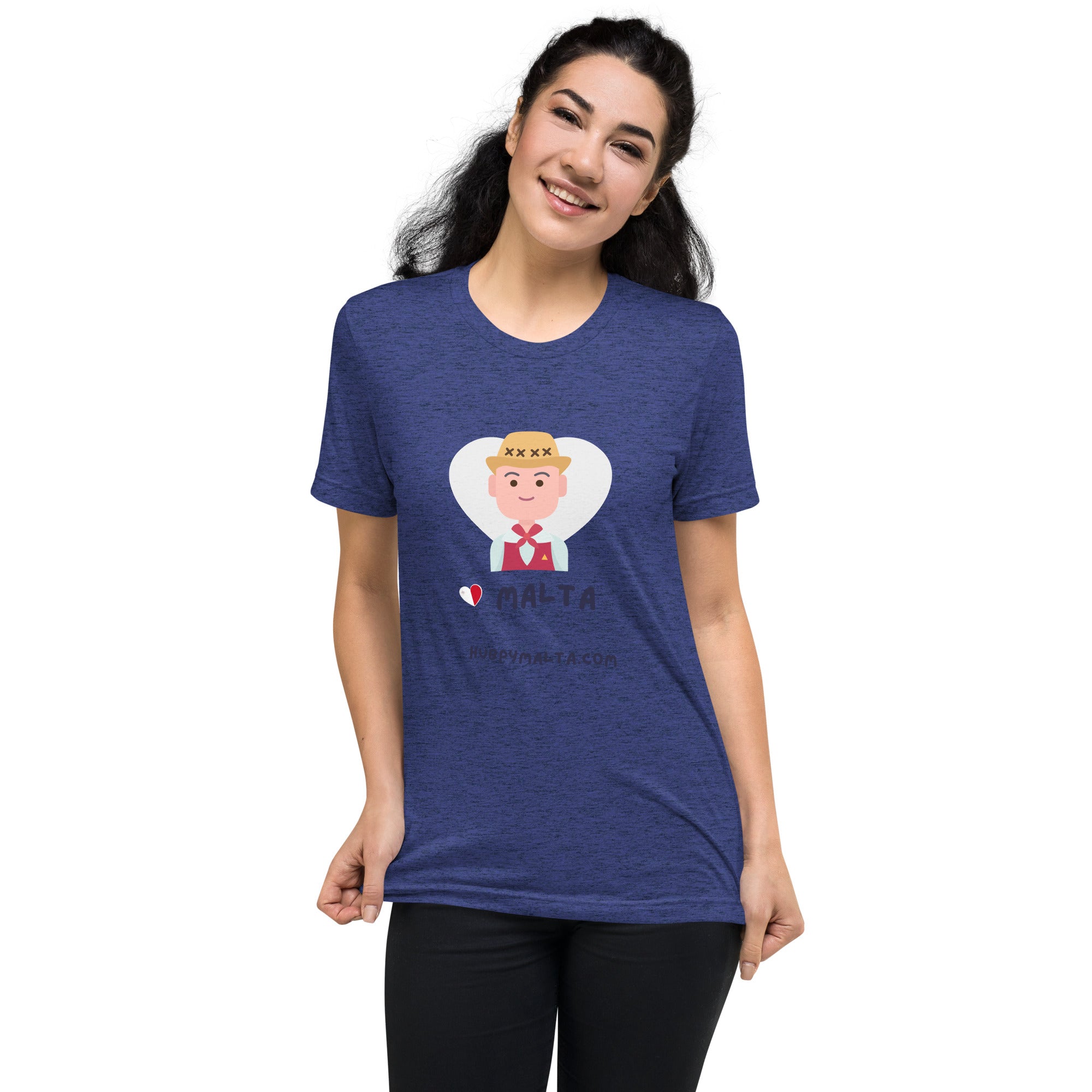 Unisex t-shirt - Malta Man with Hat (12 Colours 8 Sizes) - Image 11