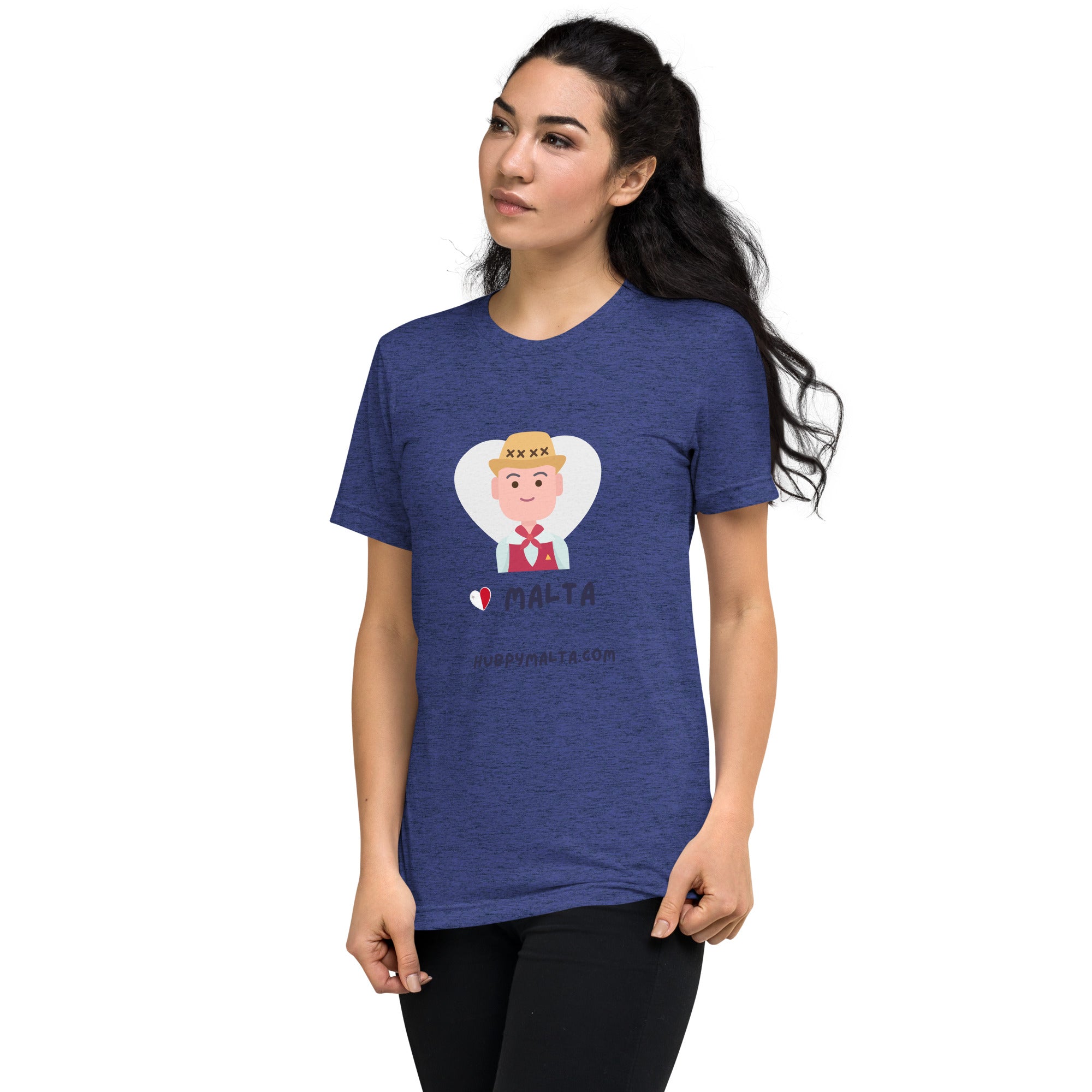 Unisex t-shirt - Malta Man with Hat (12 Colours 8 Sizes) - Image 13