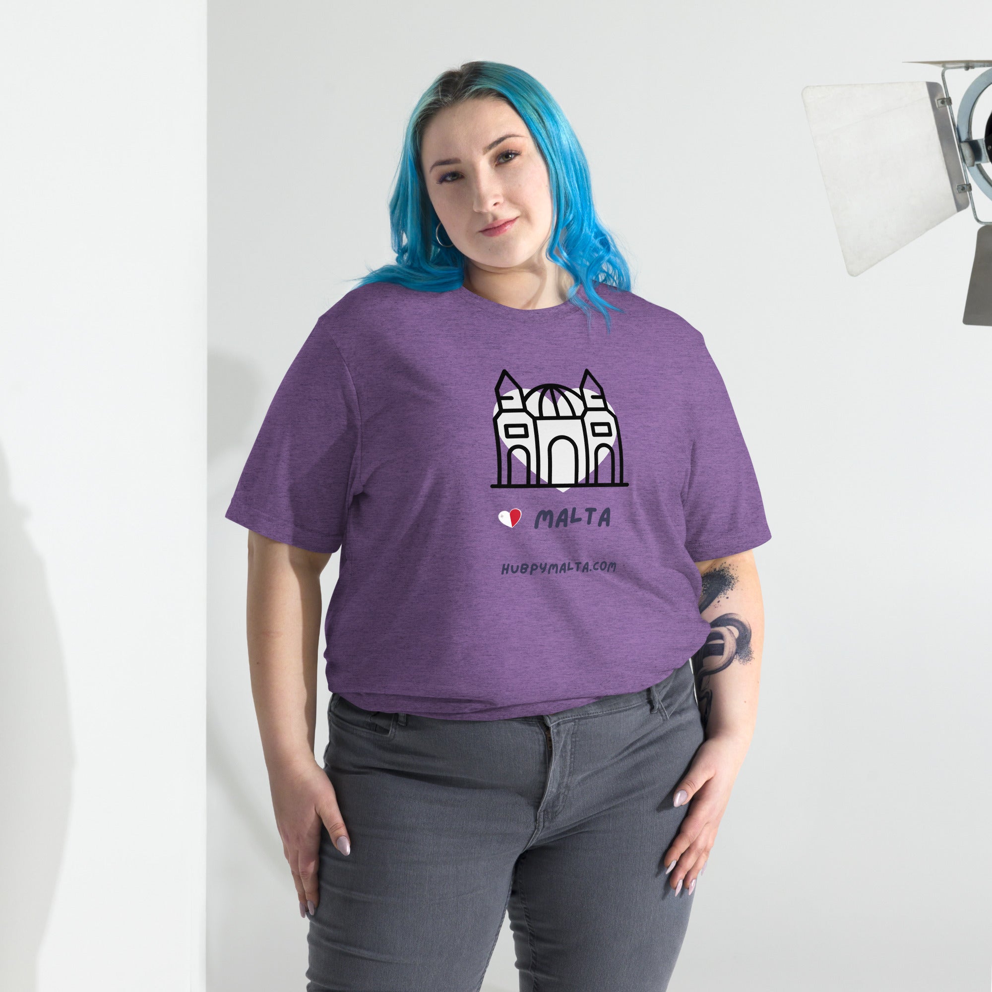 Unisex t-shirt - Malta Church (Multi-Colour Multi-Size) - Image 2