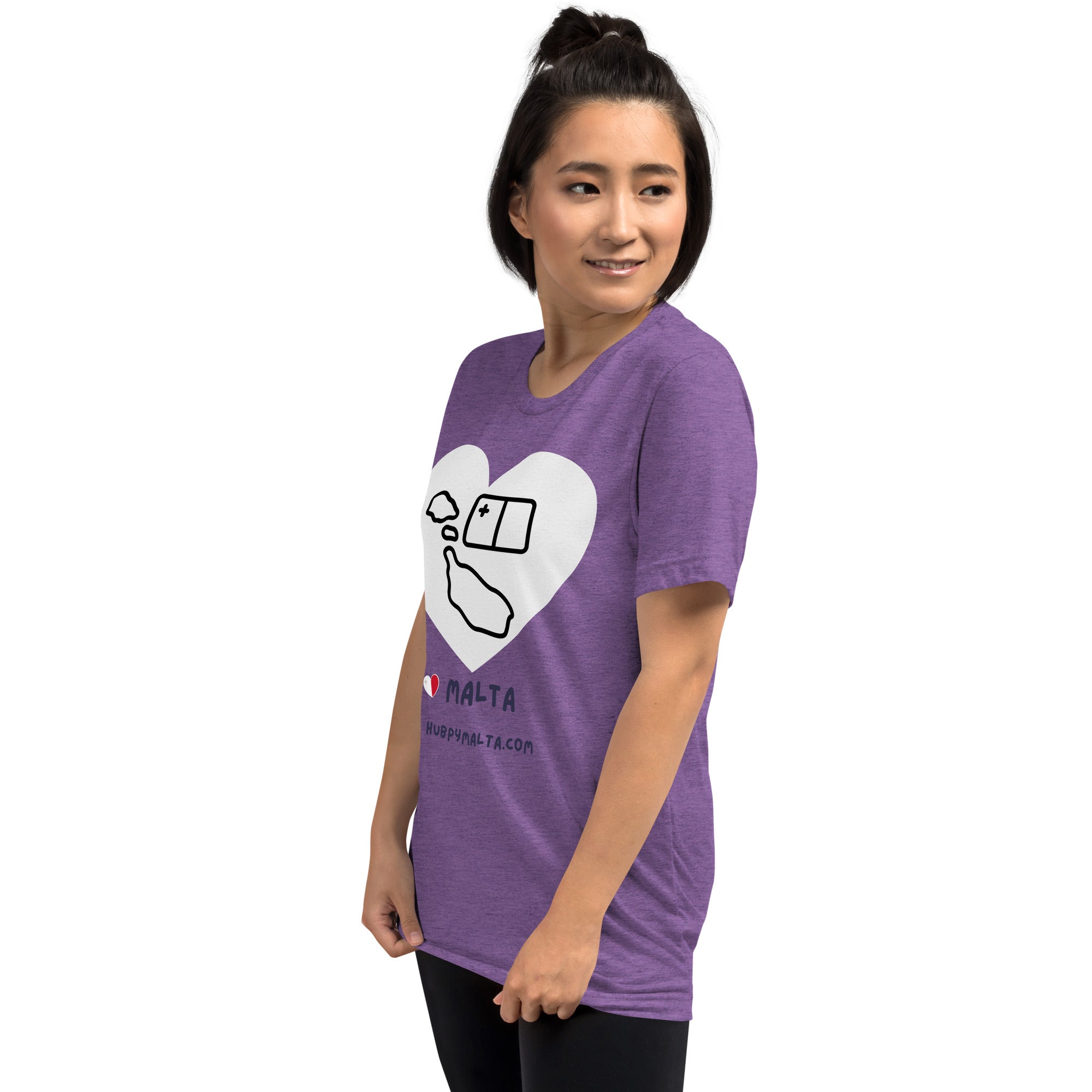 Unisex t-shirt - Malta Map Heart (Multi-Colour Multi-Size) - Image 51