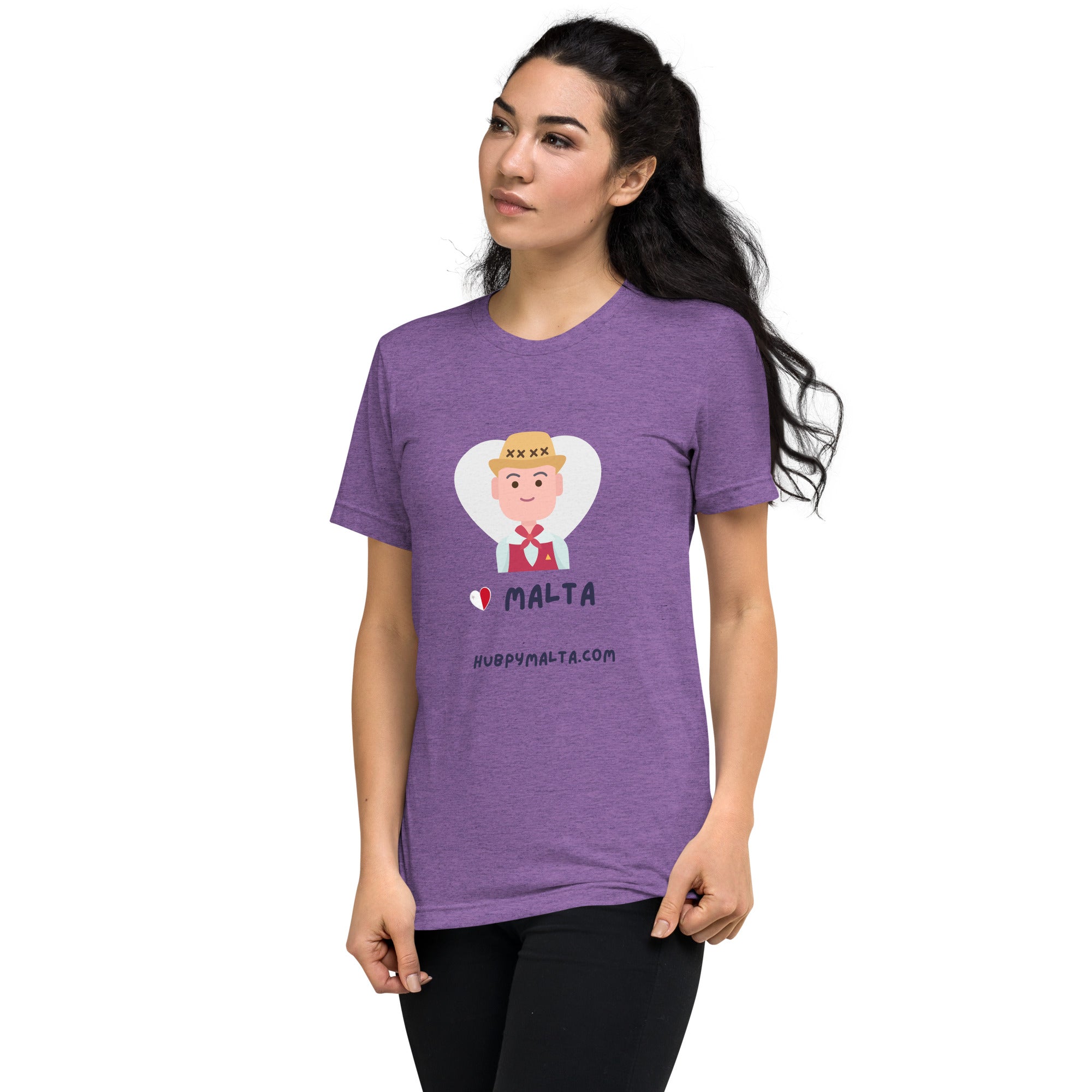 Unisex t-shirt - Malta Man with Hat (12 Colours 8 Sizes) - Image 23