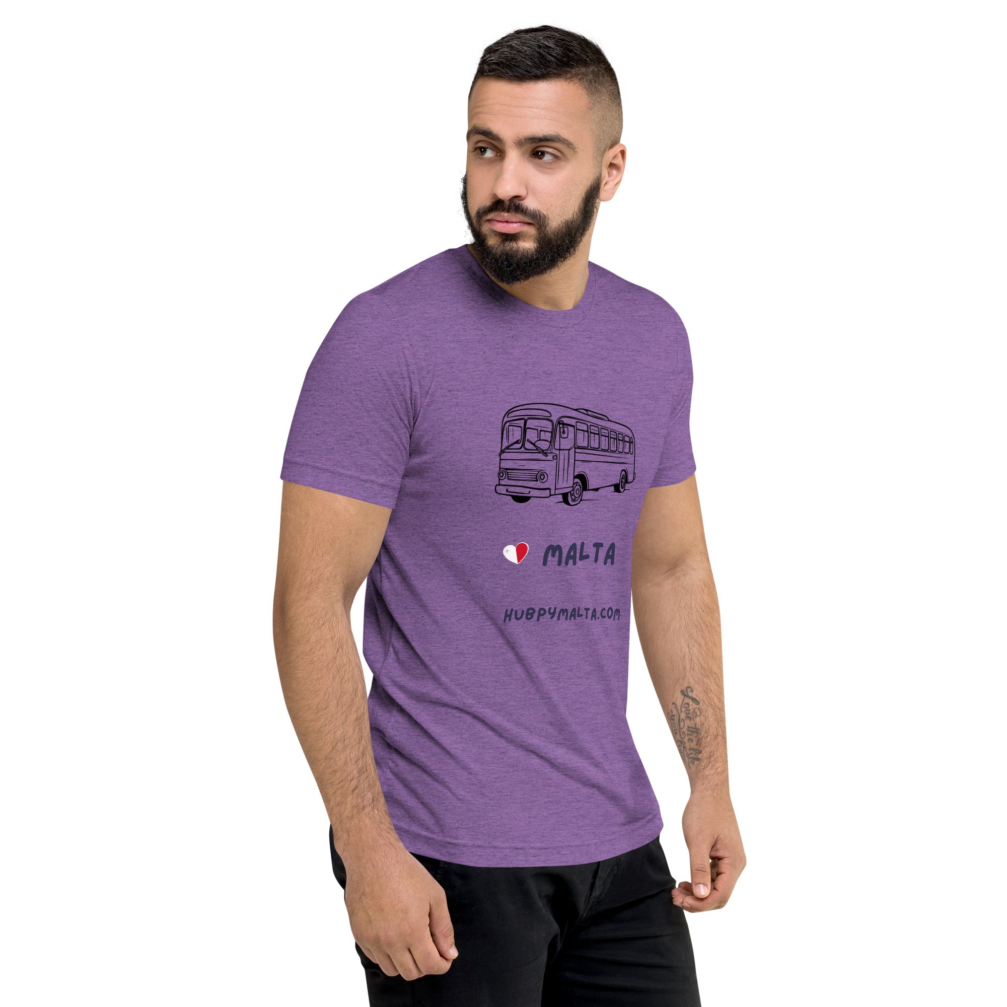 Unisex t-shirt - Malta Bus (Multi-Colour Multi-Size) - Image 2