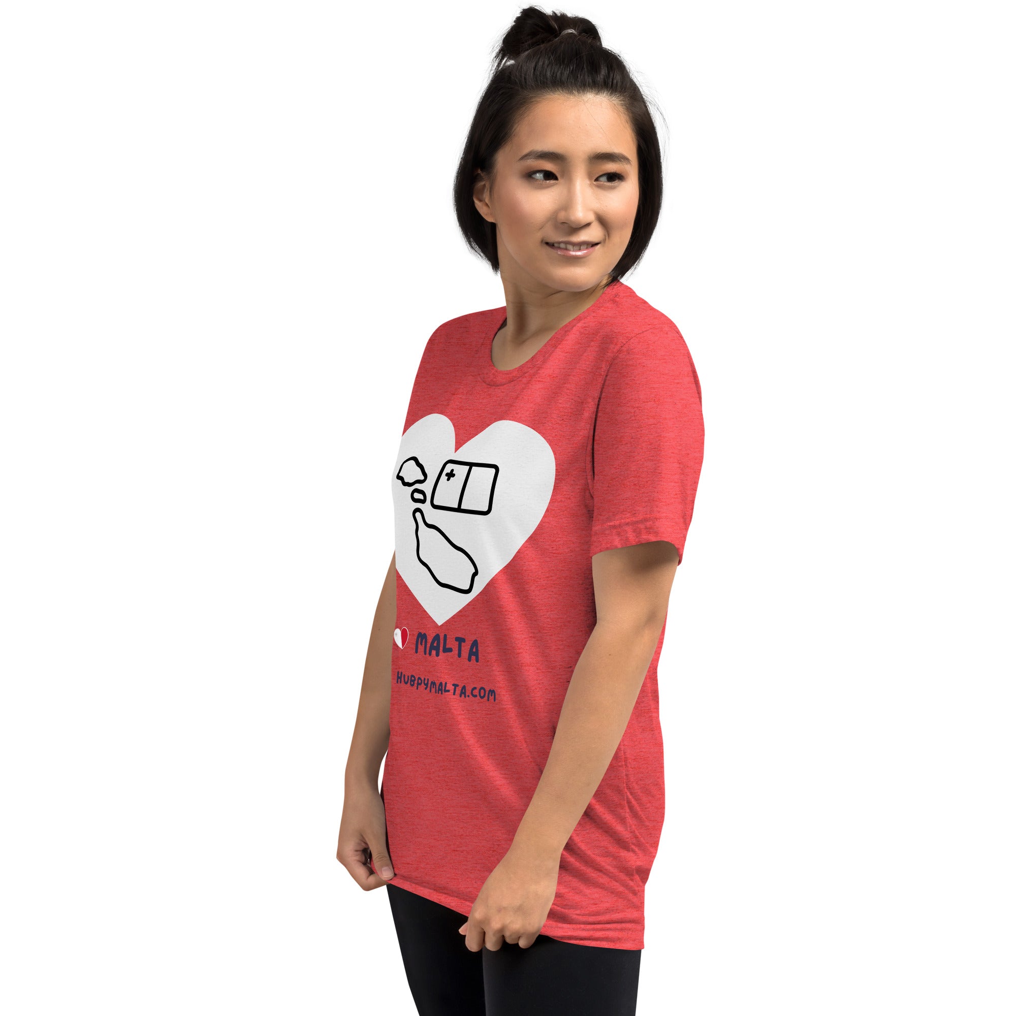 Unisex t-shirt - Malta Map Heart (Multi-Colour Multi-Size) - Image 56