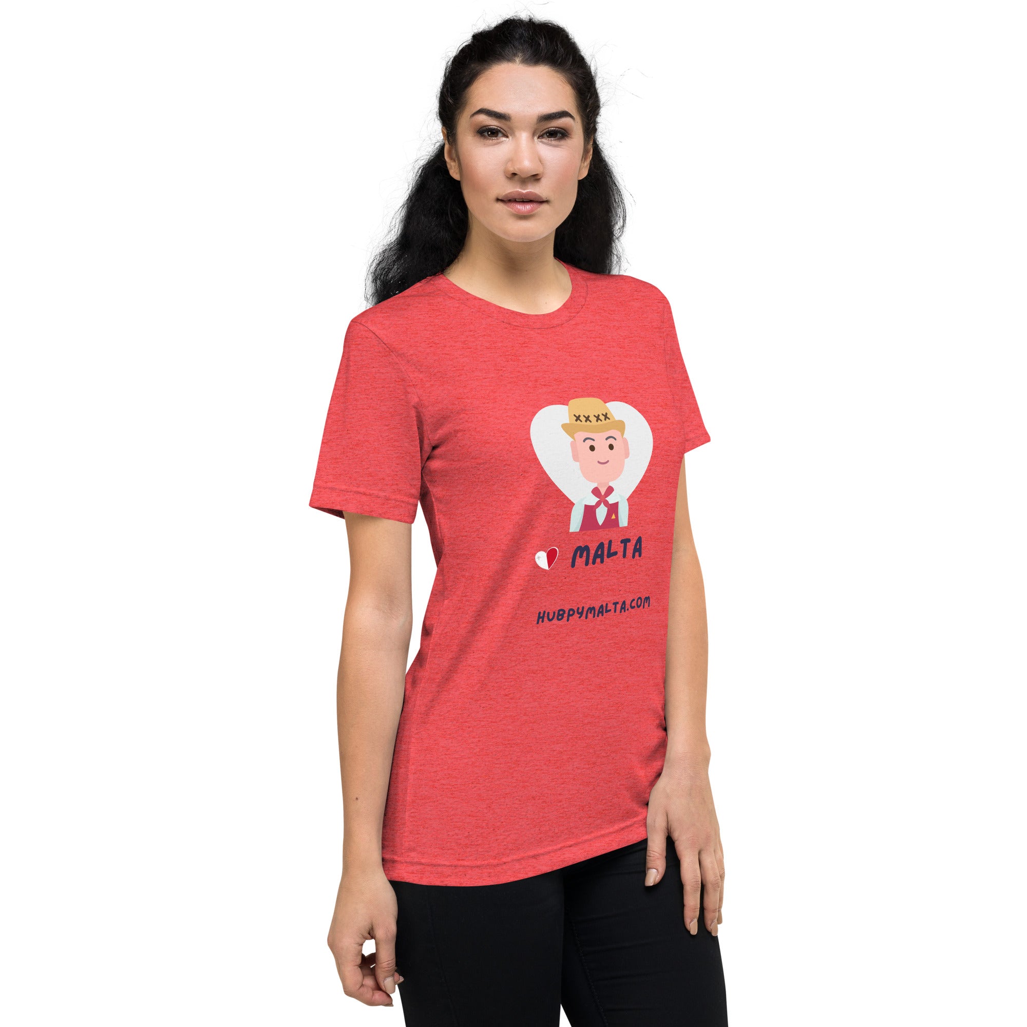 Unisex t-shirt - Malta Man with Hat (12 Colours 8 Sizes) - Image 30