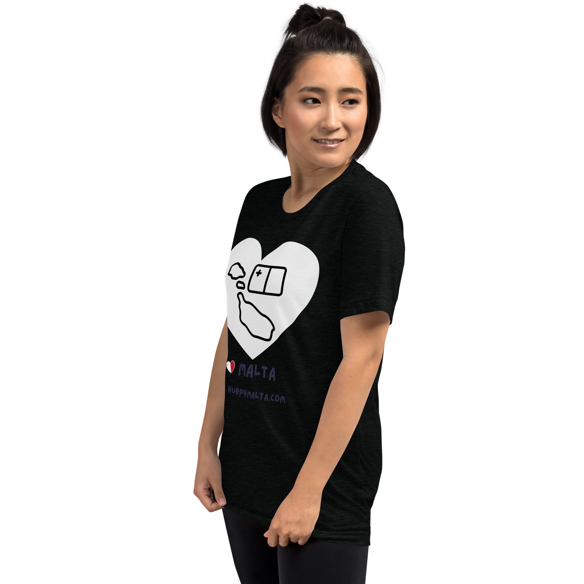 Unisex t-shirt - Malta Map Heart (Multi-Colour Multi-Size) - Image 16