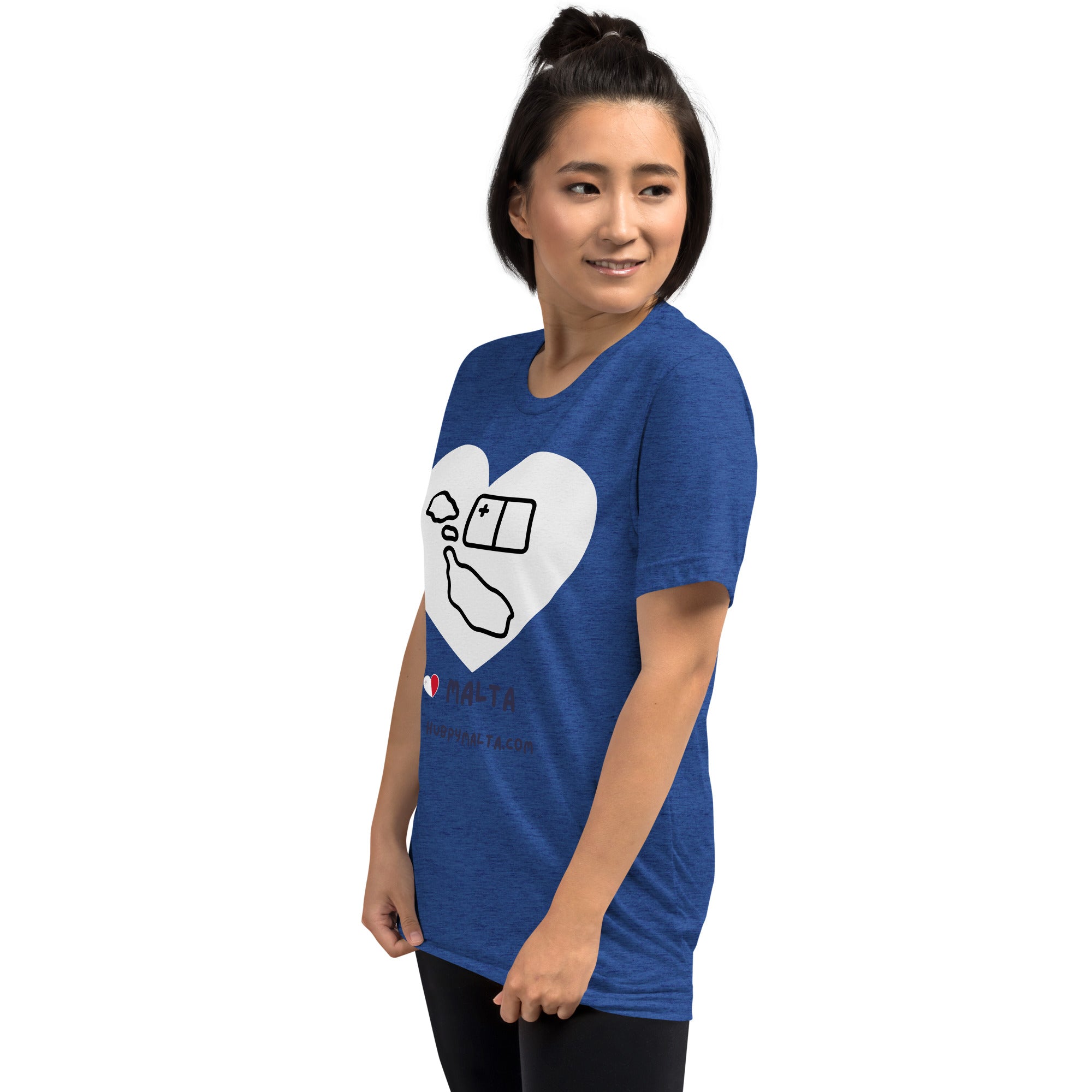 Unisex t-shirt - Malta Map Heart (Multi-Colour Multi-Size) - Image 31