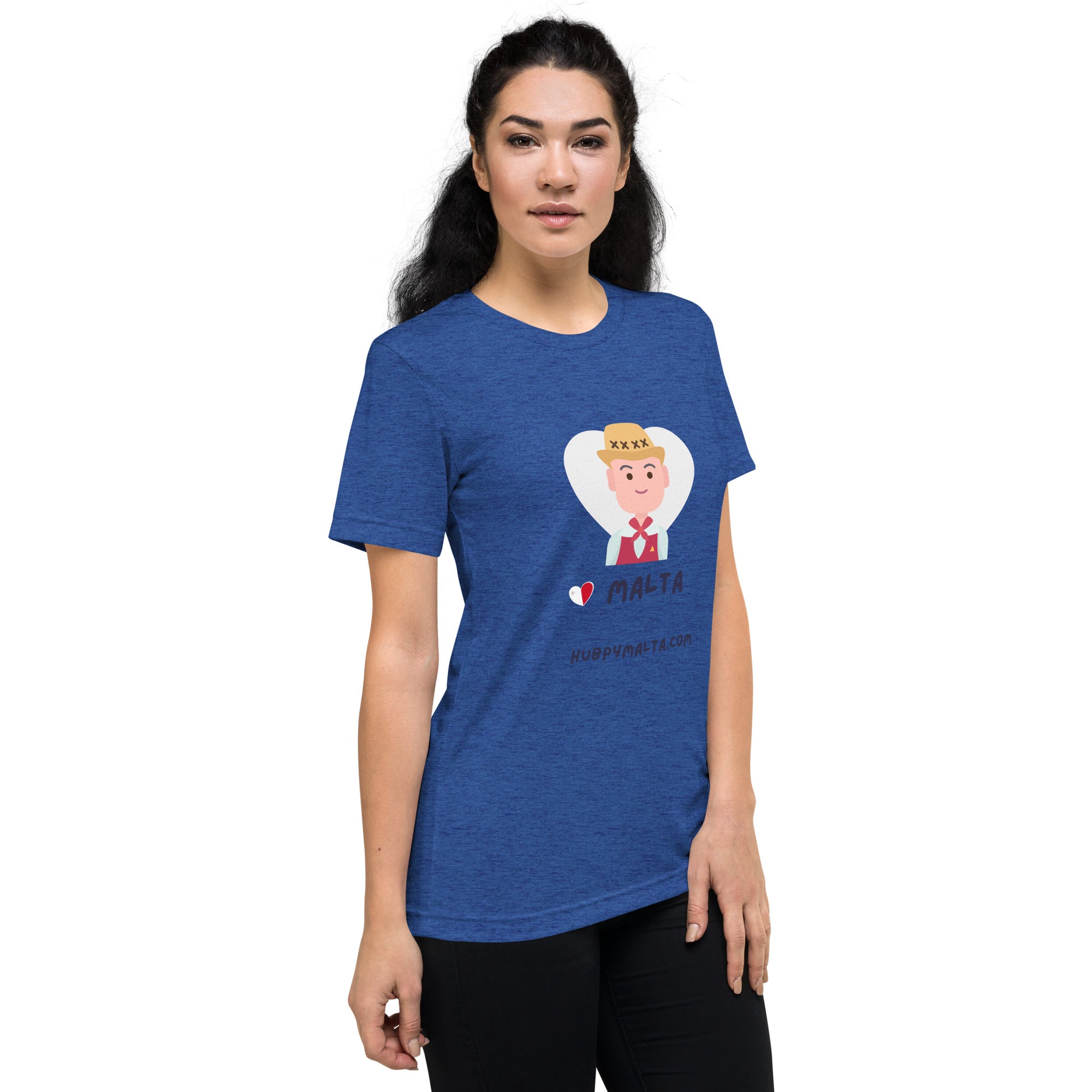 Unisex t-shirt - Malta Man with Hat (12 Colours 8 Sizes) - Image 10